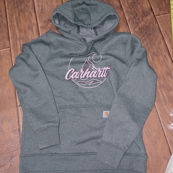 Carhartt Green Hoodie - Picture 1 of 5